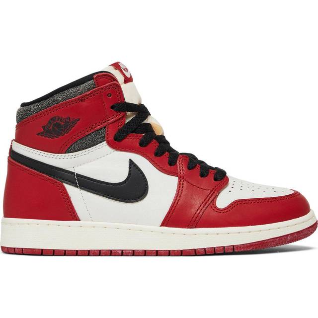 Nike jordan hotsell 1 red black