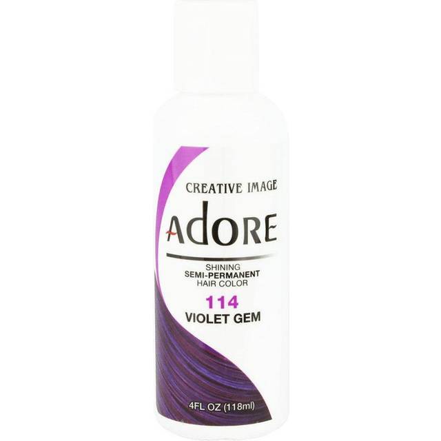 Adore Semi Permanent Hair Color Dye Purples 118Ml Violet Gem • Price