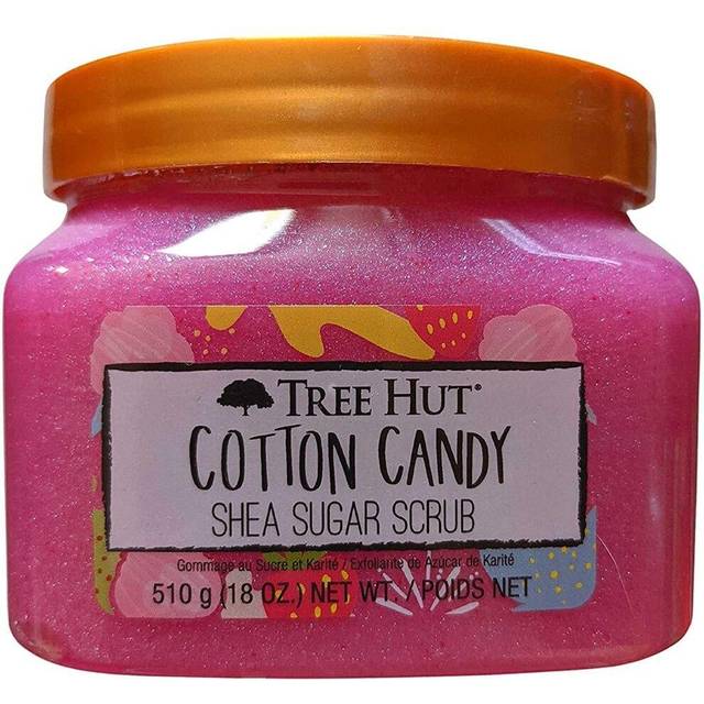 Tree Hut Cotton Candy Shea Sugar Scrub 18 Oz! Formulated With Real