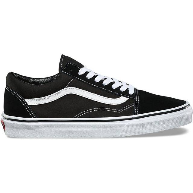 Mens black vans old clearance skool