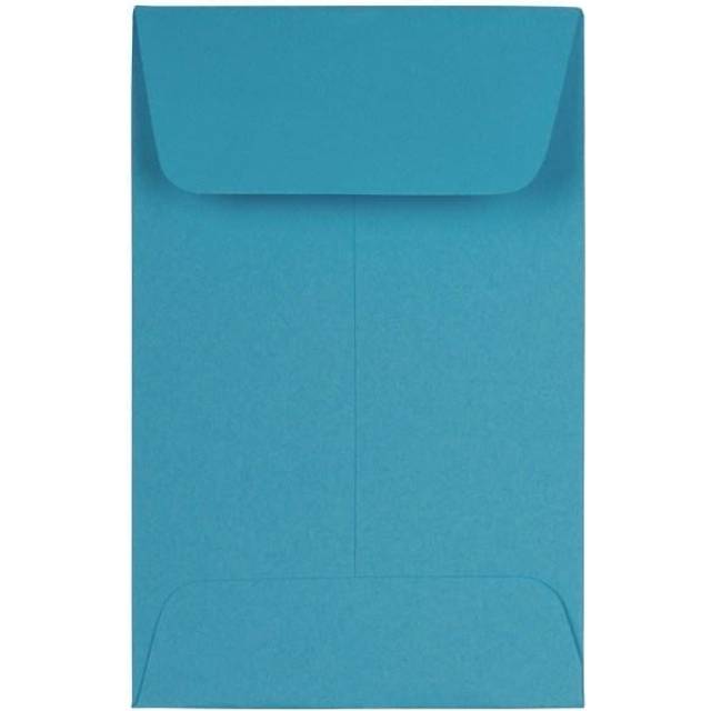 Jam Paper ï¿½ Coin Envelopes, #1, Gummed Seal, Blue, Pack Of 25 • Price »