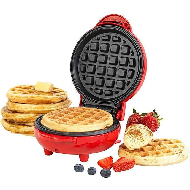 Giles & Posner 550W Sorbet Blue Non Stick Mini Waffle Maker