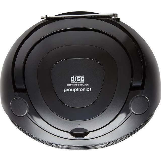 Grouptronics GTCDR-501 Black Portable Stereo CD Player BoomBox And