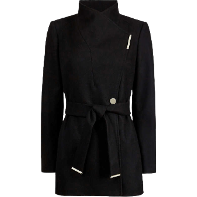 TED BAKER Wool coat ROSELL in black