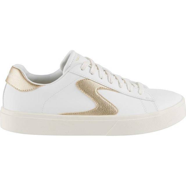 Skechers Women's Eden LX Beaming Glory White/Gold Synthetic Machine ...