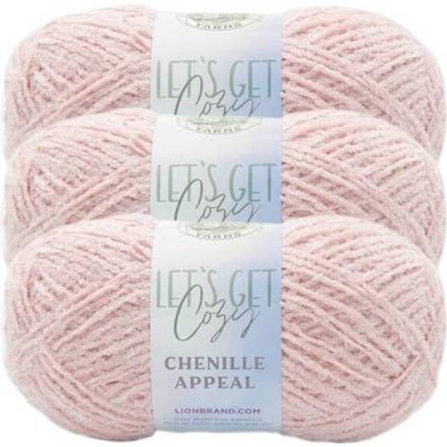 Lion Brand Peach Whip Chenille Appeal Yarn 100g • Price