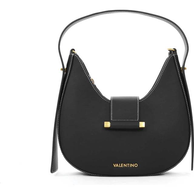 Valentino by Mario Valentino Ocarina Ladies Small Shoulder Bag in Black I  Valentino by Mario Valentino I Norton Barrie