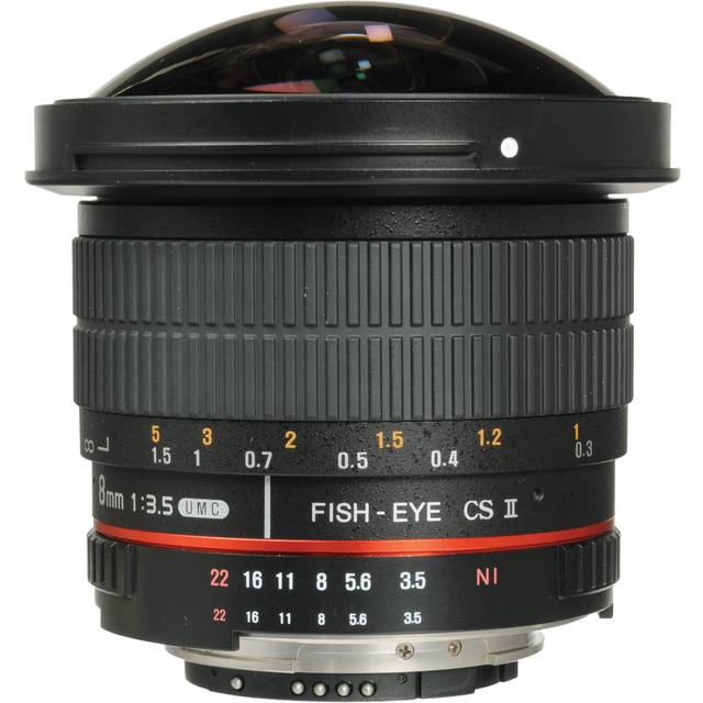 Samyang 8mm F3.5 UMC Fisheye CS II for Nikon F • Price »