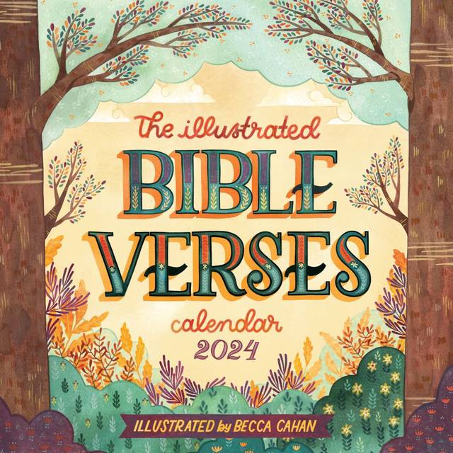 Bible Verses Illustrated 2024 Wall Calendar • Price