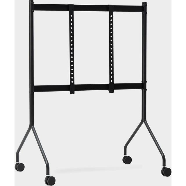 Pedestal Moon Rollin' TV Stand Rollable for Screen 40 to 70 Inch, Mobile TV  Stand with Wheels, TV Roller Cart