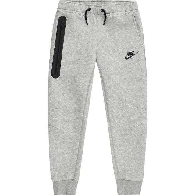 Nike Junior Tech Fleece Pants - Dark Gray Heather/Black/Black (FD3287 ...